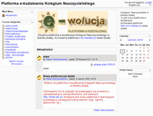 Tablet Screenshot of e.kn.edu.pl